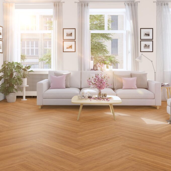 Bambuko grindys "Bamboo Elite" eglutės raštas