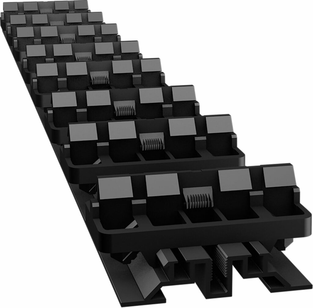 "Grad" aliuminė lagė terasoms Flat rail 120 55x12x1984 mm