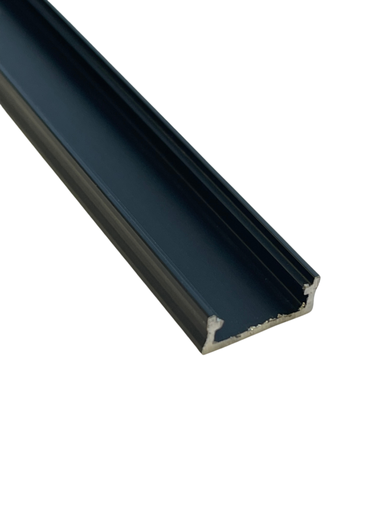 LED dangtelis juodas