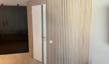 Lenktų sienų apdaila bruseliais ant Grad concept sistemos profilių