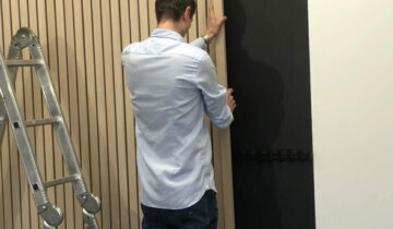 Nesudėtingas ir efektyvus tašelių sienos / lubų įrengimas su unikalia “Grad concept” sistema