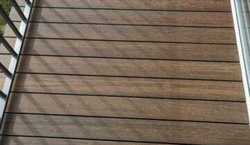 BALKONAS ĮRENGTAS SU MOSO BAMBOO X-TREME TERASINĖMIS LENTOMIS