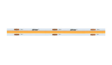 LED juosta 24Vdc, 8W/m, COB 320LED/m, 600lm, šiltai balta 2700K, 180°, LED LINE