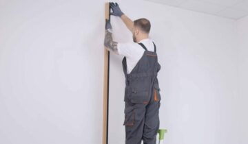 Bruselių/tašelių klijavimas ant sienų