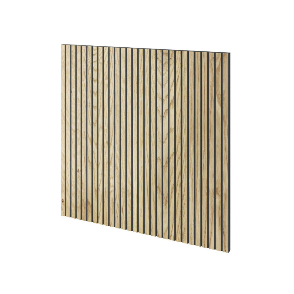 Frezuota ąžuolo lukšto plokštė | 600 x 11 x 600 mm | kodas - FA601760VAR