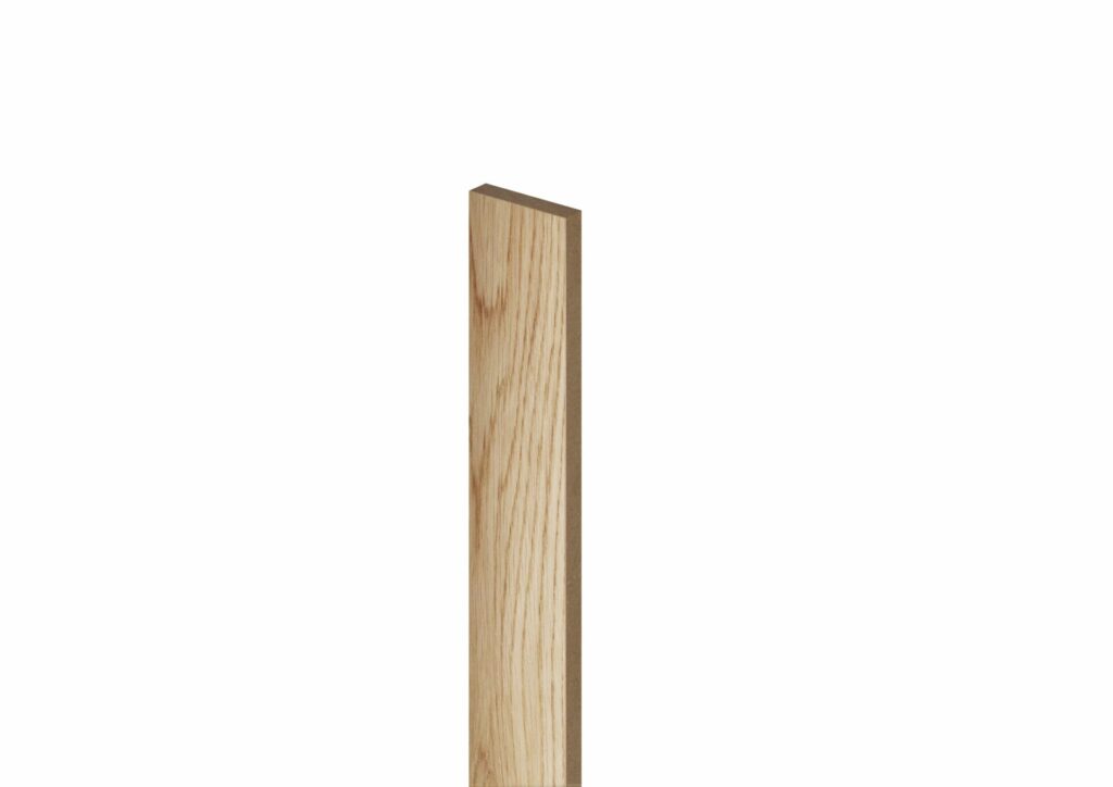 Natūralaus ąžuolo lukšto intarpas| 30x6x2750 mm | kodas - IN306NAL