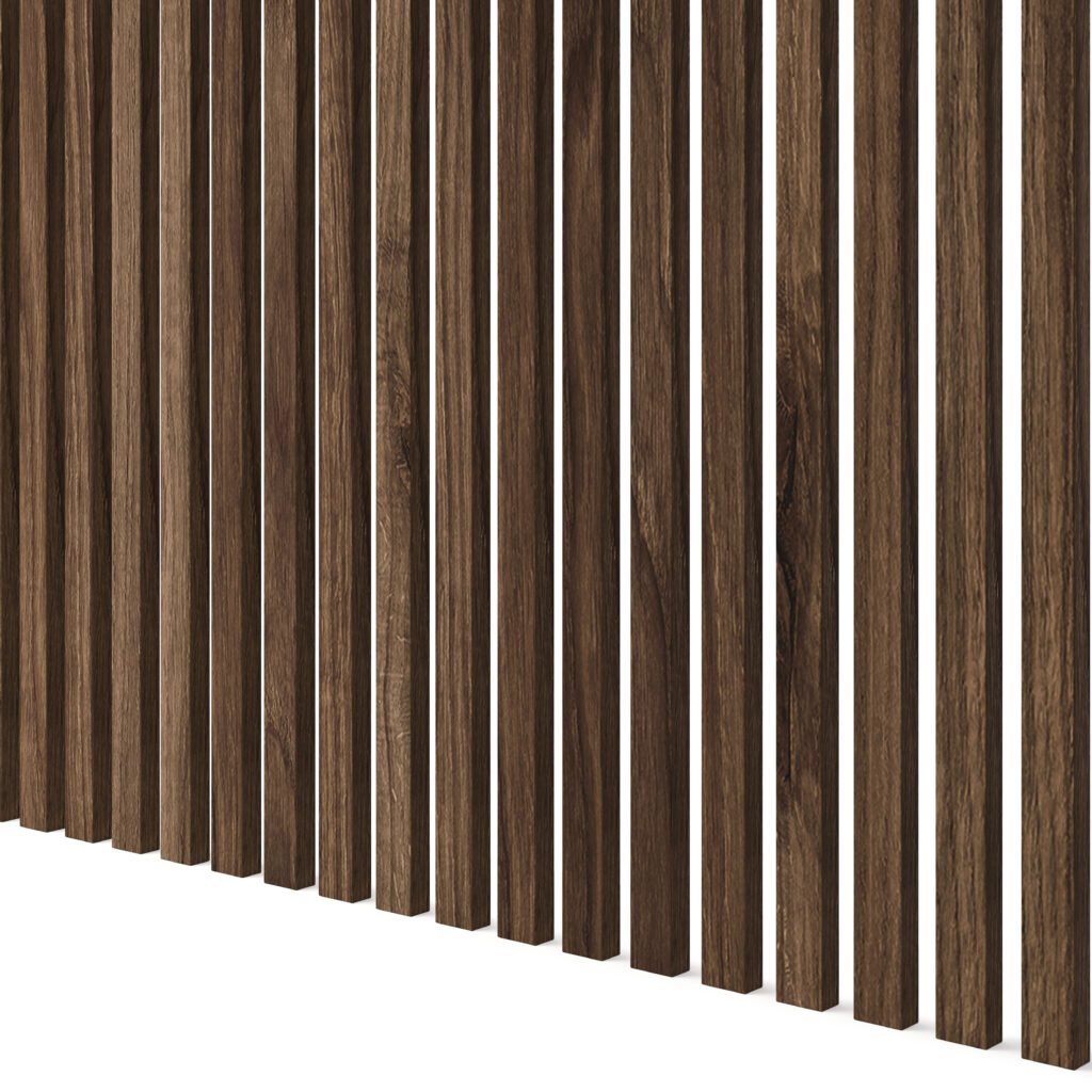 Klasikinio riešuto dekoratyvinis tašelis | SLIM | 30 x 18 x 2750 mm