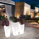 Šviečiantis augalų vazonas LIDIA | šviestuvas