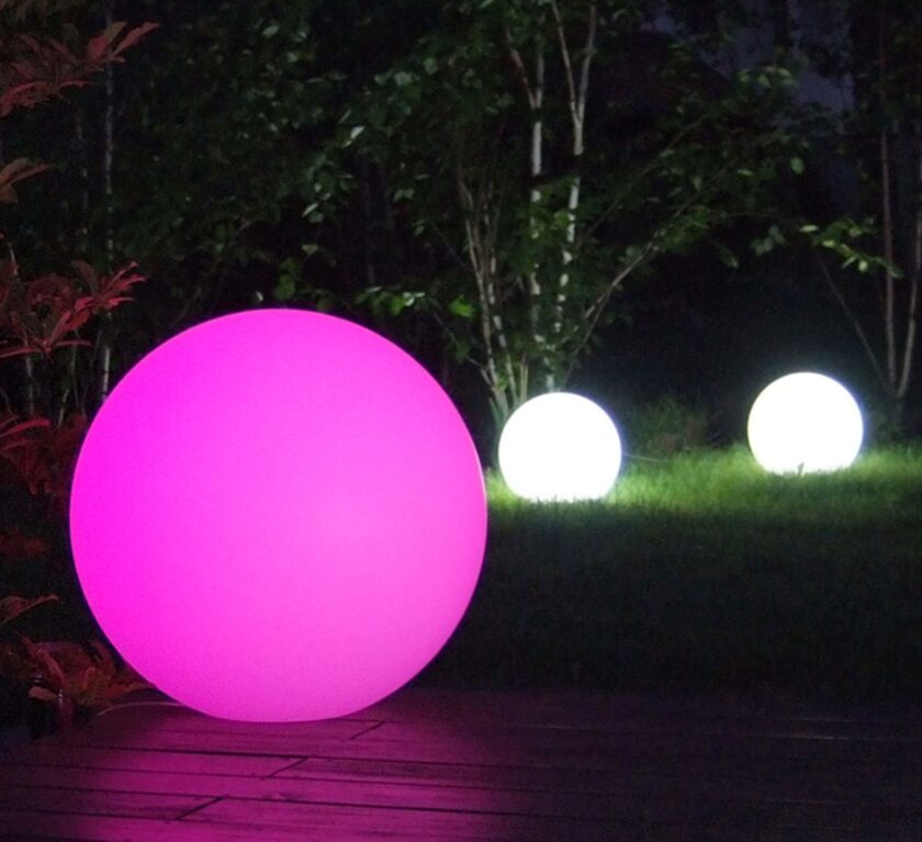 lauko šviestuvas burbulas bumbulas