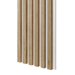"KLASIKA" ąžuolo spalvos lamelių apdailos plokštės SLIM | 300x24x2750 mm