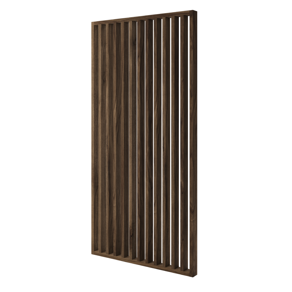 Klasikinio riešuto pertvara | 30x70x2750mm | paruošta montavimui