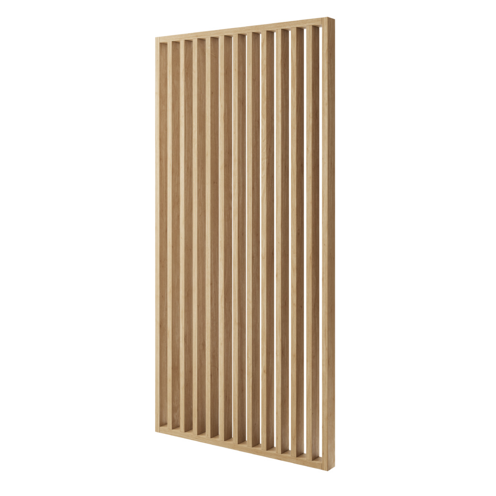 Ąžuolo "KLASIKA" pertvara | 30x70x2750mm | paruošta montavimui