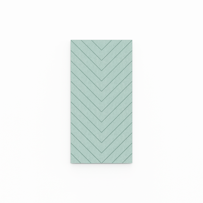 Akustinės frezuoto PET veltinio sienų plokštės "Chevron S"