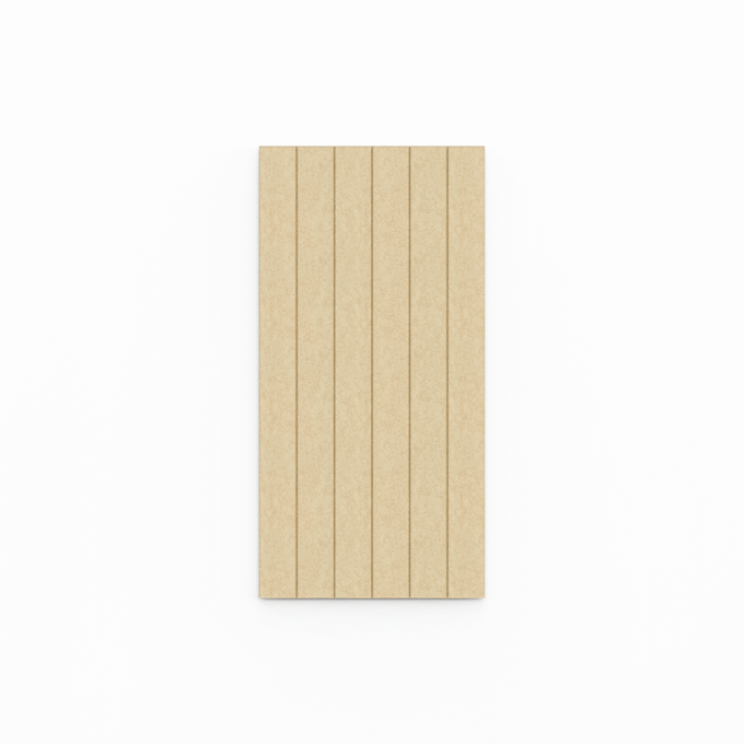 Akustinės frezuoto PET veltinio sienų plokštės "VERTICAL M"