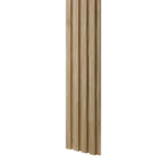 Ąžuolo "Klasika" spalvos mini lamelių apdailos plokštė | 123 x 16 x 2750 mm