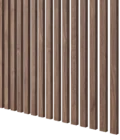 Amerikietiško riešuto dekoratyvinis tašelis | SLIM | 30 x 18 x 2750 mm