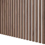 Amerikietiško riešuto dekoratyvinis tašelis | SLIM | 30 x 18 x 2750 mm