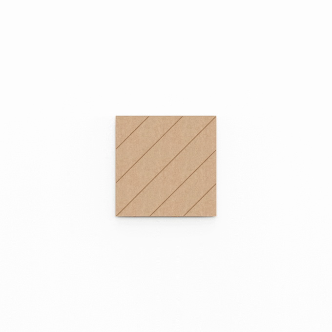 Akustinės frezuoto PET veltinio sienų plokštės "Diagonal" L
