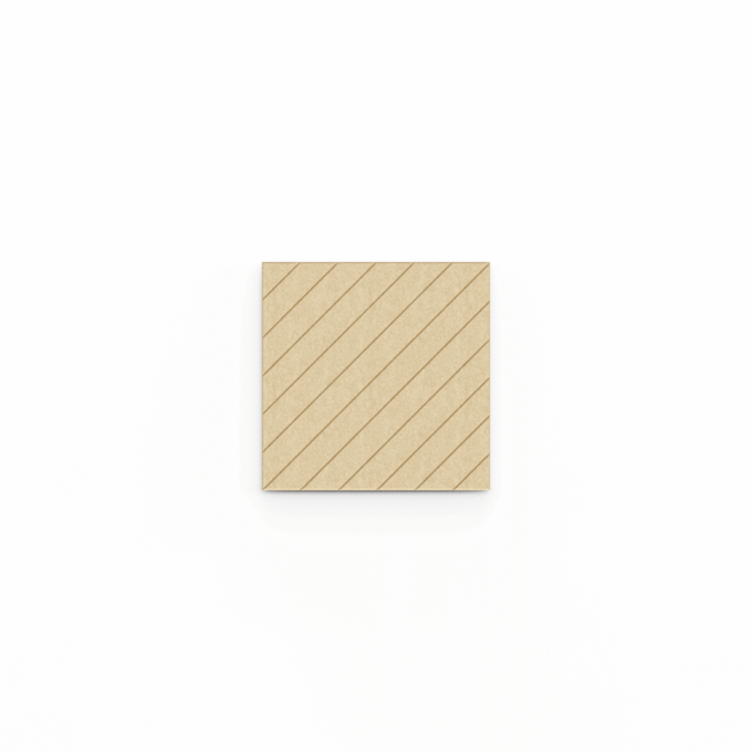 Akustinės frezuoto PET veltinio sienų plokštės "Diagonal" M